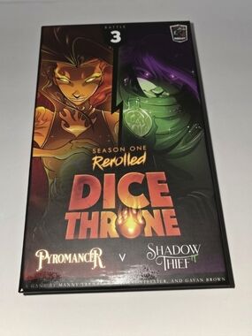 Dice Throne: Season 1 Rerolled | Box 3 | Pyromancer vs. Shadow Thief | Roxley